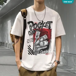 Áo thun nam nữ in hình cá tính - AP248 - Nam 1