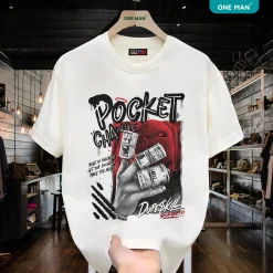 Áo thun nam nữ in hình cá tính - AP248 - Trắng