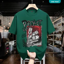 Áo thun nam nữ in hình cá tính - AP248 - Xanh lá