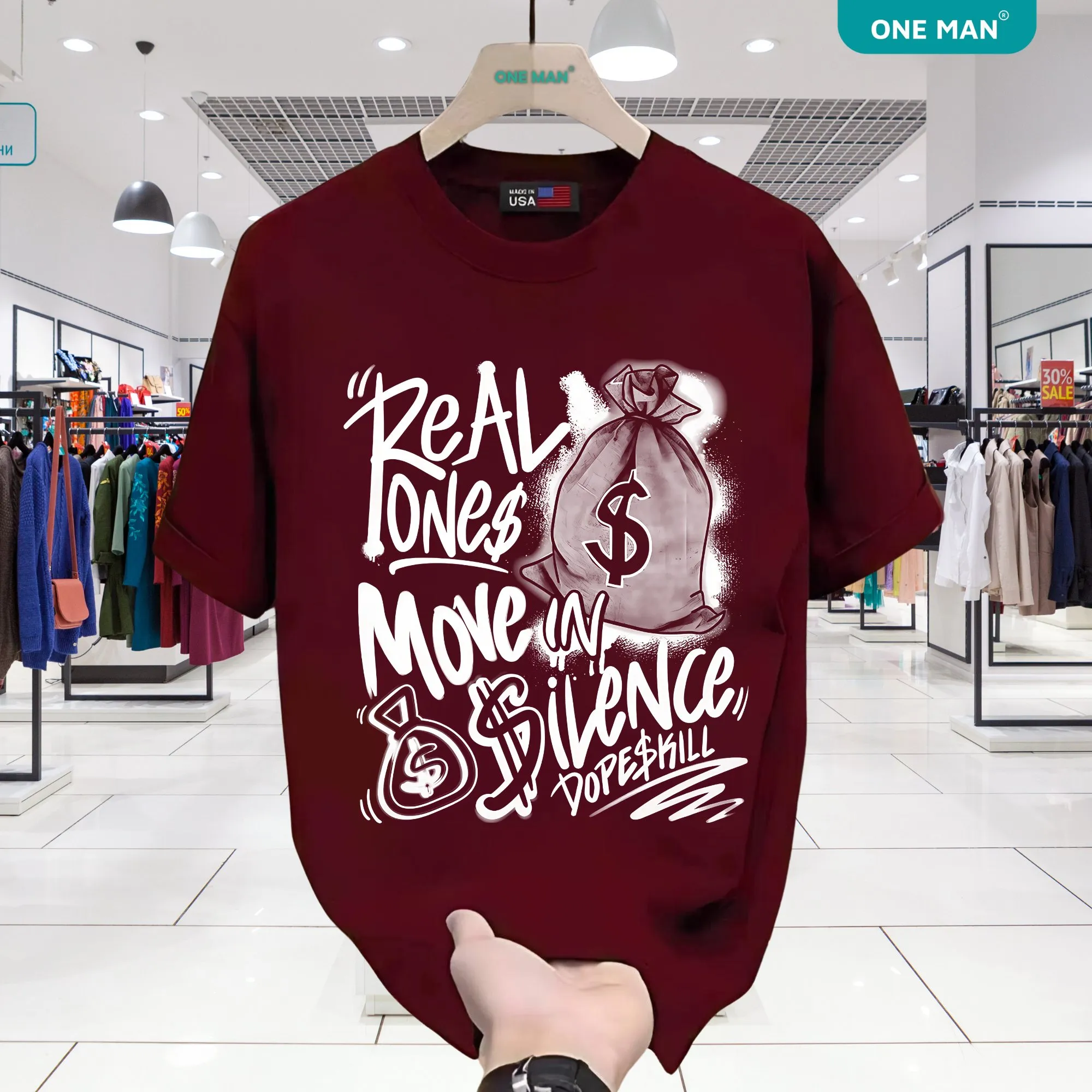 Áo thun nam nữ cotton 100% - AP249 - Đỏ