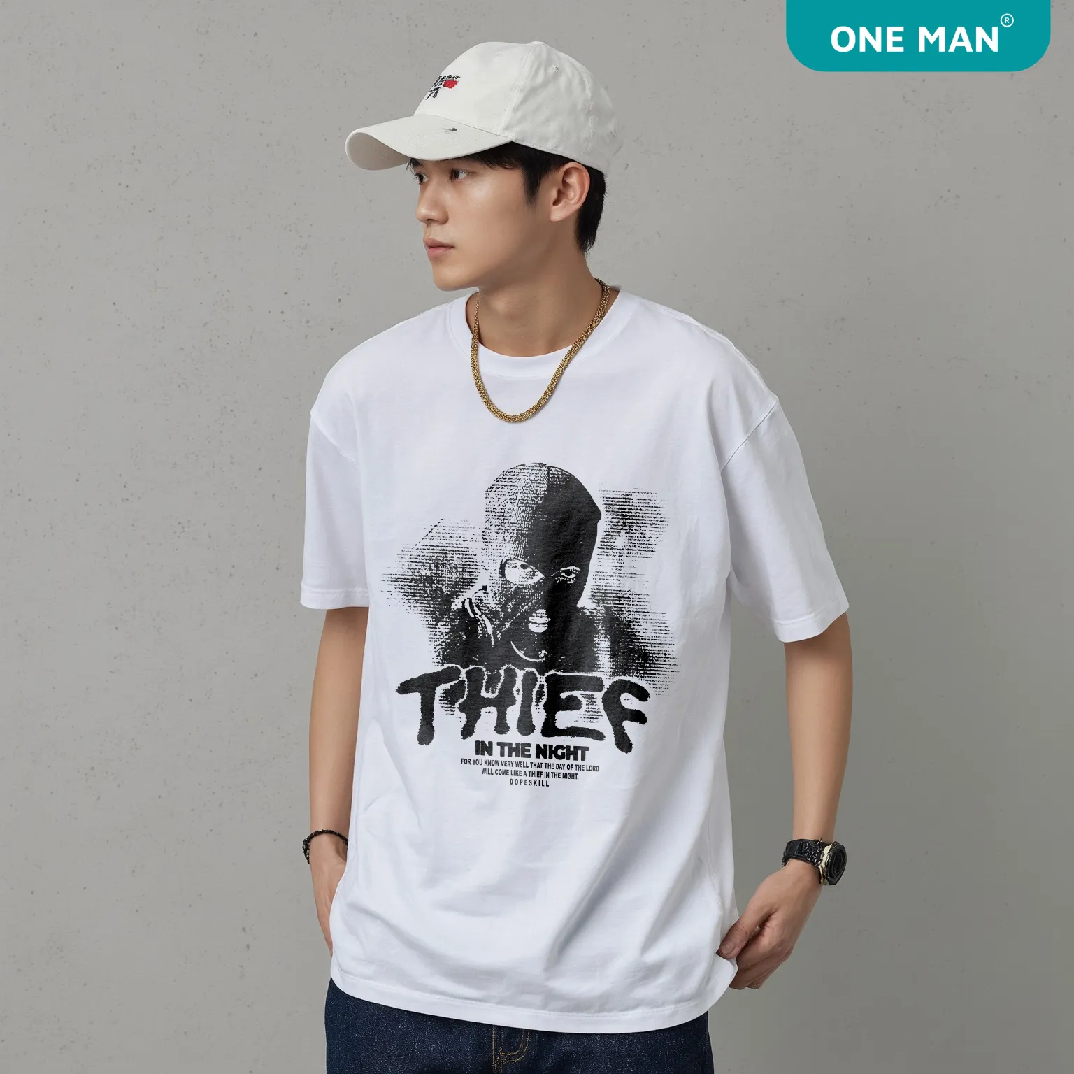 Áo thun nam nữ in hình Thief In The Night - AP259 - Nam 2