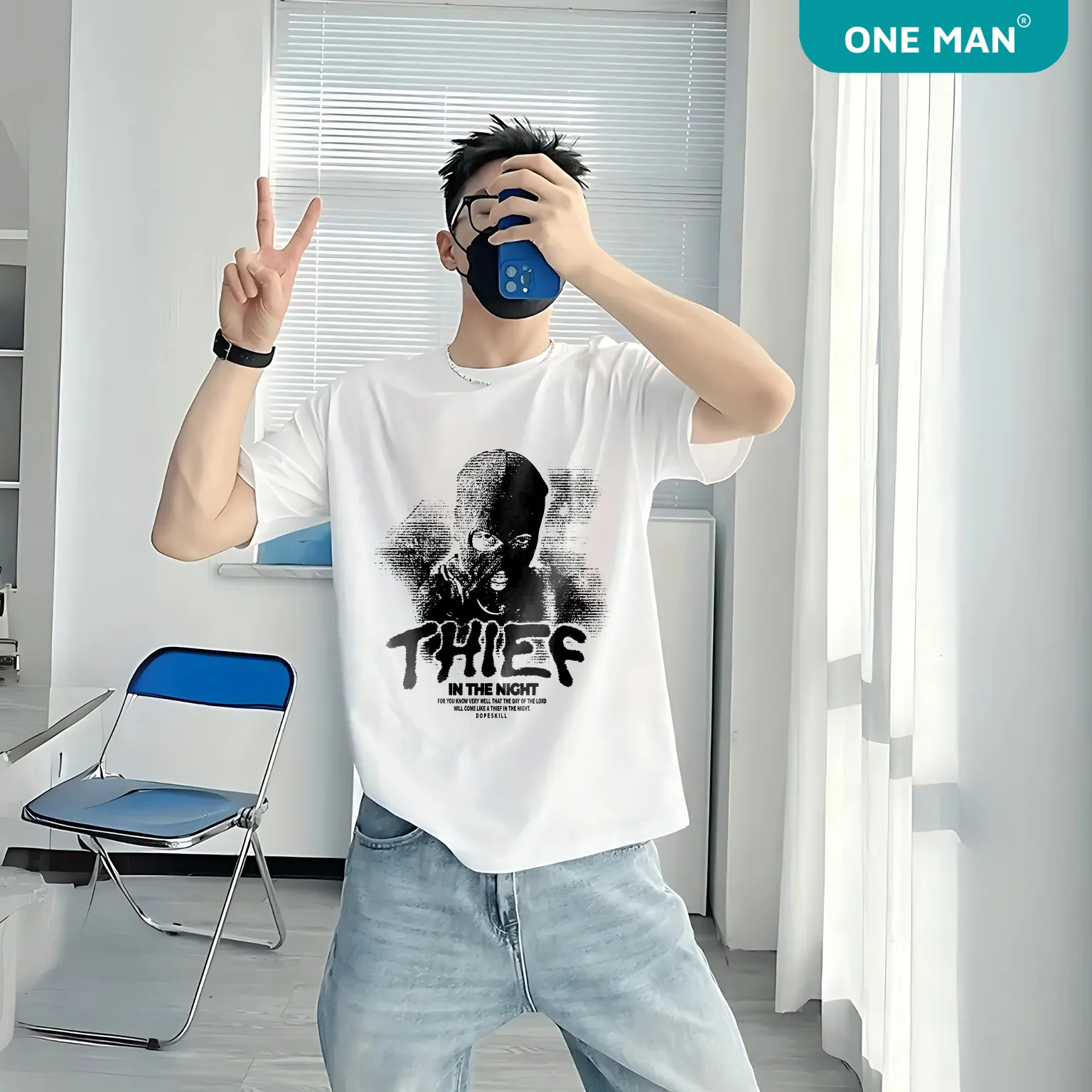 Áo thun nam nữ in hình Thief In The Night - AP259 - Nam 3