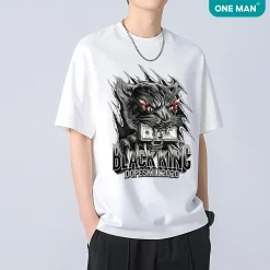 Áo thun nam nữ in hình Black King - AP261 - Nam 1