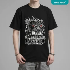 Áo thun nam nữ in hình Black King - AP261 - Nam 2