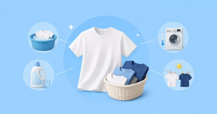 Cách giặt áo thun đúng cách, bền đẹp không phai màu