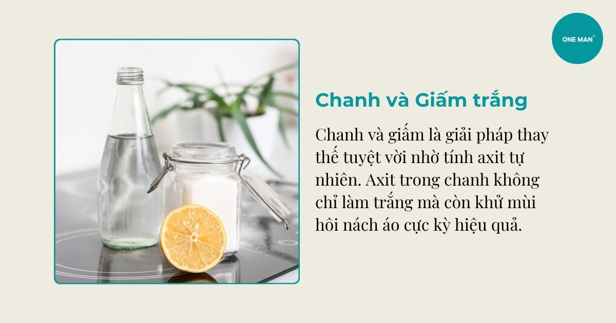 Sử dụng hỗn hợp Chanh và Giấm trắng