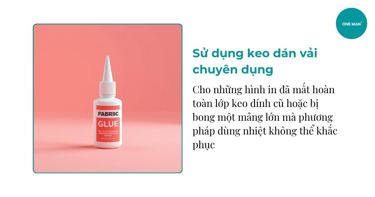 Sử dụng keo dán vải chuyên dụng