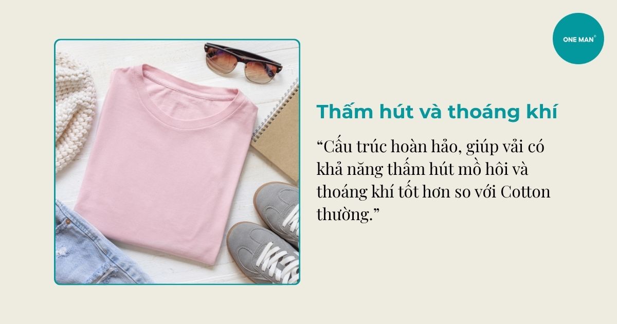 Khả năng thấm hút và thoáng khí