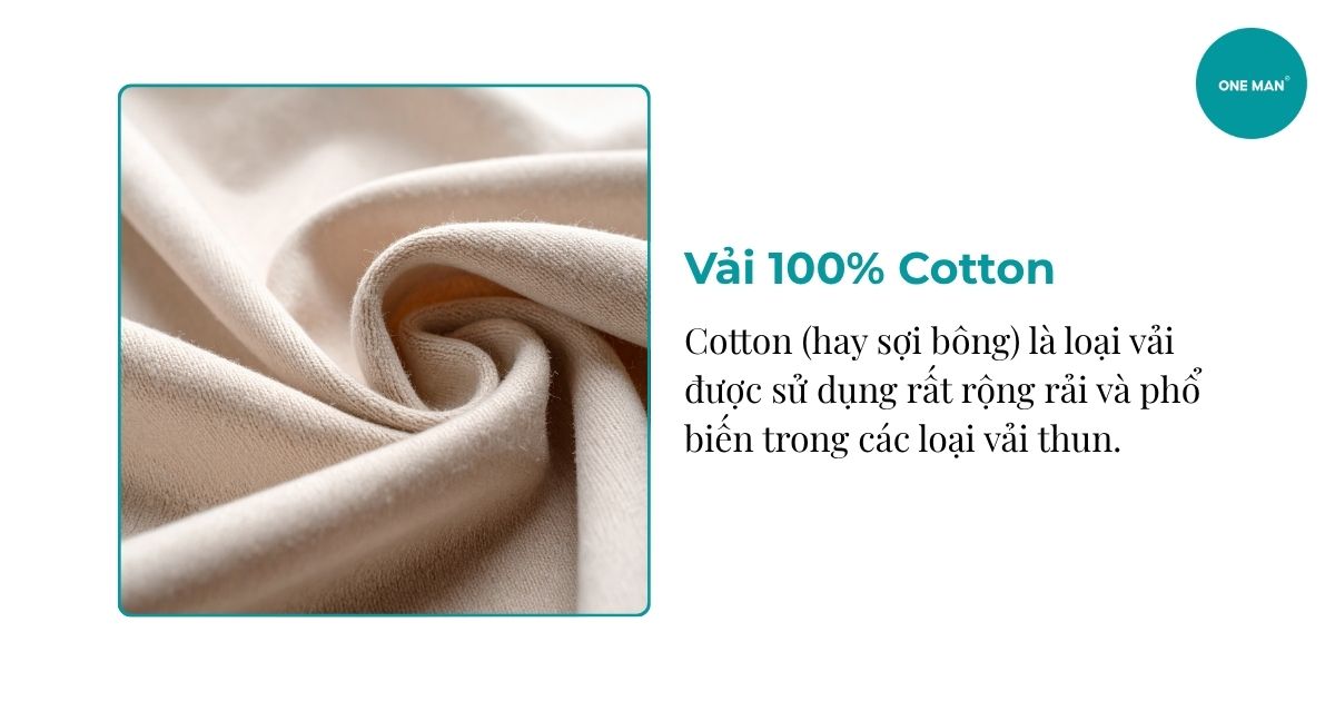 Vải 100% Cotton