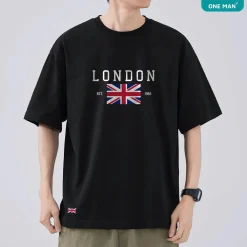 Áo thun cổ tròn 100 Cotton London - AP325 - nam 1