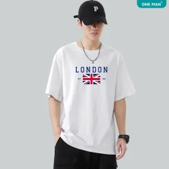 Áo thun cổ tròn 100 Cotton London - AP325 - nam 2