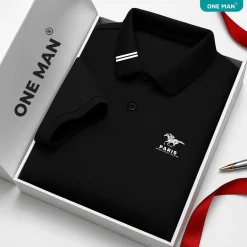 Áo Polo nam cổ bẻ Cotton Mem Thoang Khi - PL111 - Đen