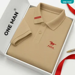 Áo Polo nam cổ bẻ Cotton Mem Thoang Khi - PL111 - Nâu