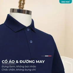Áo Polo nam Mem Tang Kem Hop Hien Dai - PL066 - Xanh Than 2