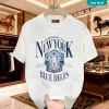 Áo thun cổ tròn in New York - AP330 - Trắng