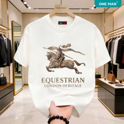 Áo thun cổ tròn Thoáng mát dây Dan Cotton 100 - AP397 - Trắng
