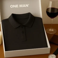 Áo thun Polo nam Cotton Duracot - PL000 - Đen