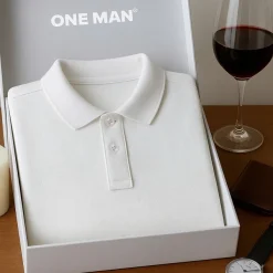 Áo thun Polo nam Cotton Duracot - PL000 - Trắng