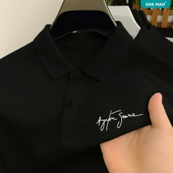Áo thun Polo nam Cotton Duracot Tang Kem Hop - PL060 - Đen
