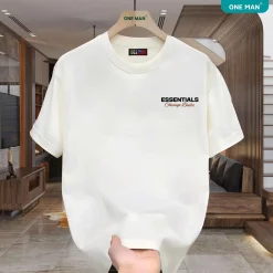 Áo thun Tay lỡ cổ tròn Cotton 100 - AP291 - Trắng