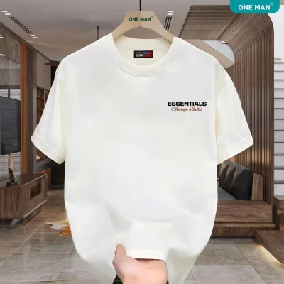 Áo thun Tay lỡ cổ tròn Cotton 100 - AP291 - Trắng