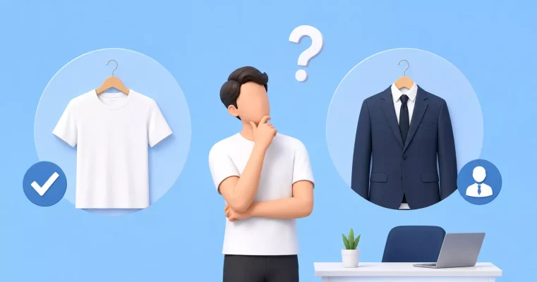 Đi phỏng vấn mặc áo thun được không?