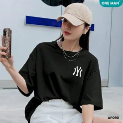Áo thun nam nữ cổ tròn Basic - AP090 - nữ 1