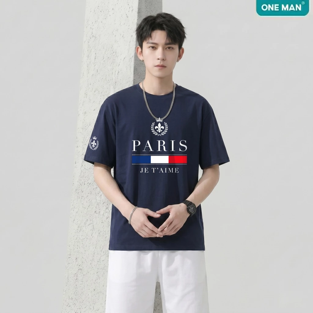Áo thun nam nữ Cotton Cao cấp in hình - AP404 - nam 2