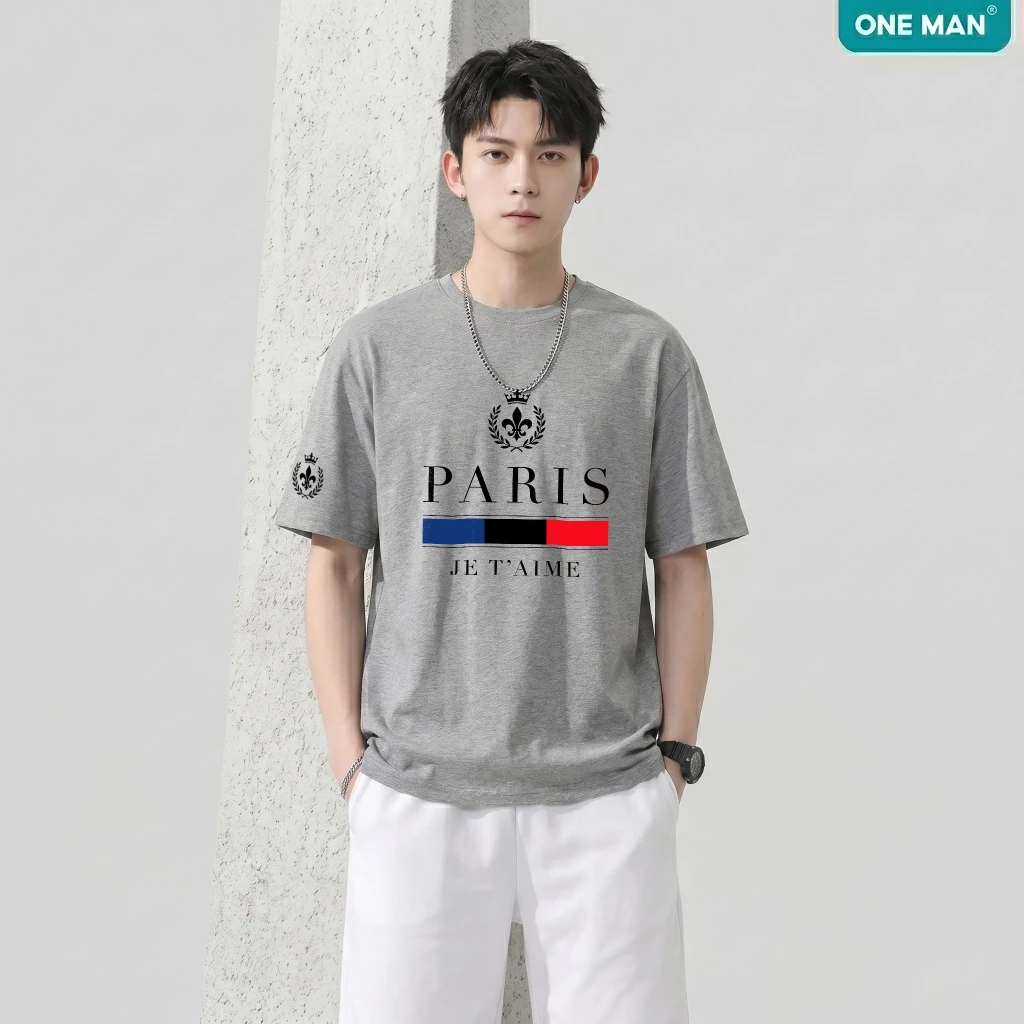 Áo thun nam nữ Cotton Cao cấp in hình - AP404 - nam 3