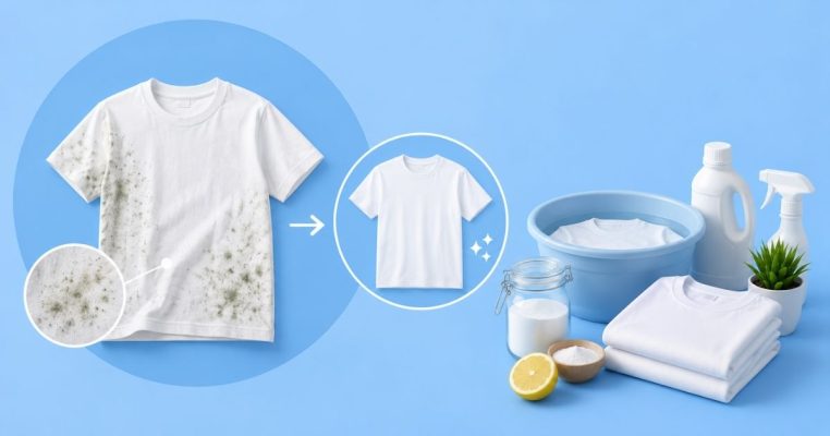 Áo thun bị mốc: Cách xử lý an toàn và phòng tránh