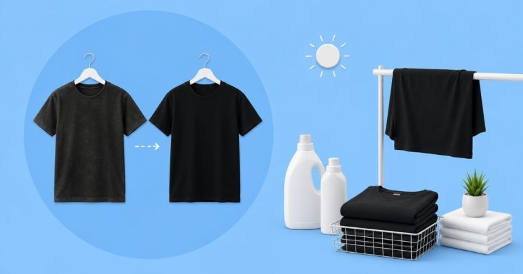 Áo thun đen bị phai màu: Nguyên nhân và Cách giữ màu