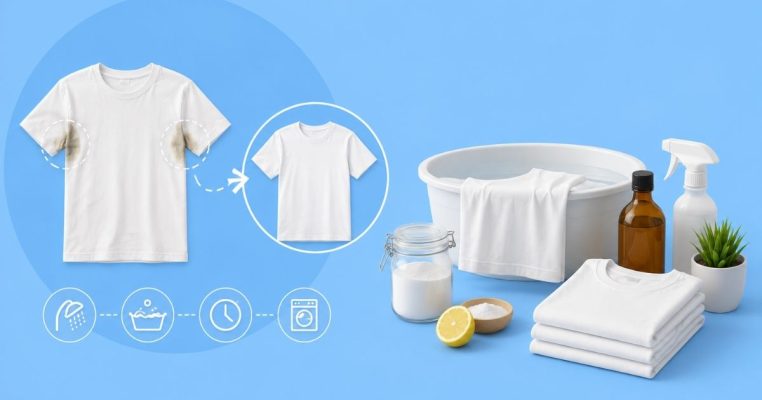 Cách khử mùi hôi nách trên áo