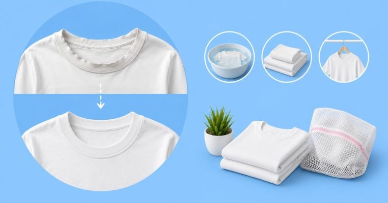 Cổ áo thun bị giãn